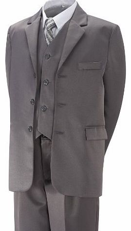 Aryan Boys Suit Grey Formal 5 Piece Age 10 year