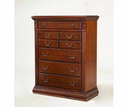 ASBI U.K. Orleans Cherry 6 Drawer Chest