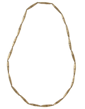 Ascension Engraved Brass Bead Necklace