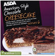 ASDA American Style Chocolate Cheesecake (390g)