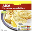 ASDA Cheese Omelettes (2 per pack - 216g) On Offer