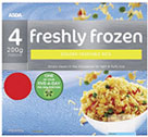 ASDA Freshly Frozen Golden Vegetable Rice (4 per