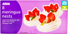 ASDA Meringue Nests (8 per pack - 110g)