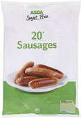 ASDA Smartprice Sausages (1Kg)