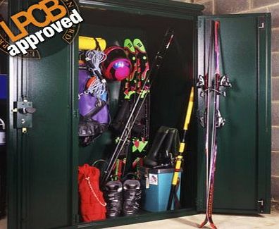 Ski and Snowboard Storage unit - for secure storage for your ski and snowboard equipment from Asgard (Flat Packed)