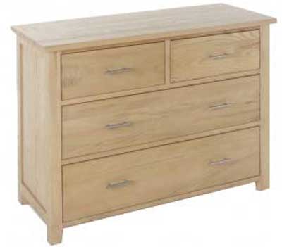 ash CHEST OF DRAWERS 2 OVER 2 DEVONSHIRE