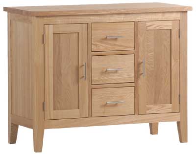 ash Medium Sideboard with 2 doors and 3 drawers