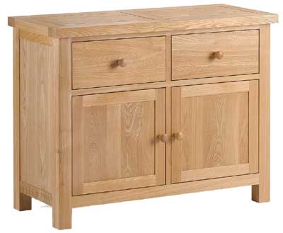 veneer small Sideboard 2 drawers 2 doors