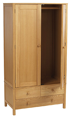 ashdown Double Wardrobe with Drawers