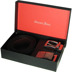 Ashford Ridge Reversible Leather Belt Gift Box Set