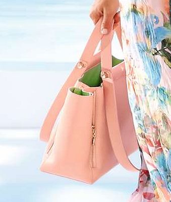 Ashley Brooke Faux Leather Bag