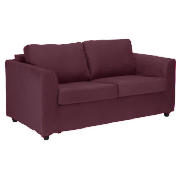 Loose Cover For Sofa Bed, Aubergine