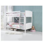 Pine Detachable Bunk Bed, White with