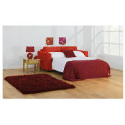 Ashley Sofa Bed, Red Loose Cover