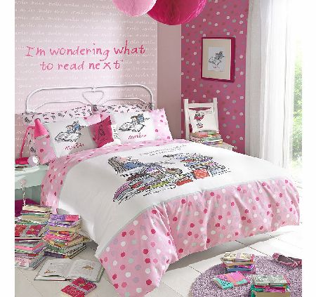 Ashley Wilde Double Roald Dahl Matilda Duvet Cover Set from