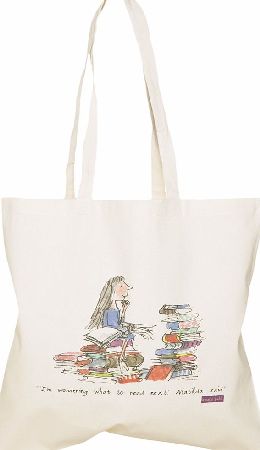 Ashley Wilde Roald Dahl Matilda Quote Canvas Tote Bag