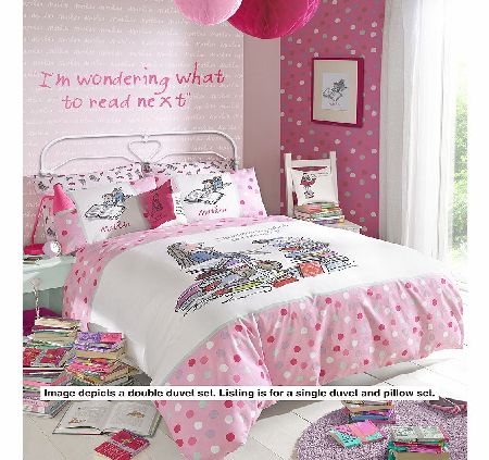 Ashley Wilde Single Roald Dahl Matilda Duvet Cover Set from