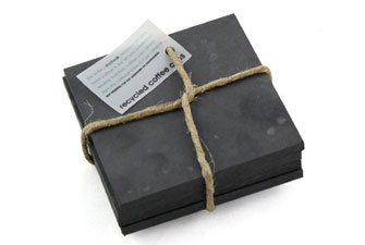 ashortwalk 4 Recycled Coasters