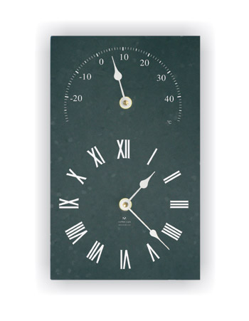 Ashortwalk Recycled Outdoor Traditional Clock