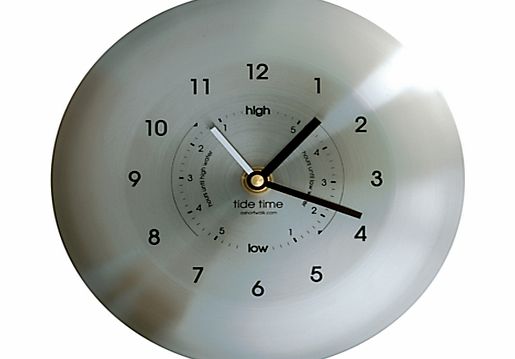ashortwalk Stainless Steel Time and Tide Clock,