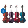 AV342 3/4-SIZE VIOLIN (TRANSPARENT