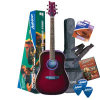 Ashton Music D25 Acoustic Guitar Pack (Wine Red