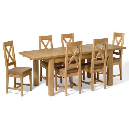 Ashton Oak Large Dining Set 909.632