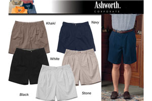 Ashworth Dewsweeper Twill Easy Care Shorts