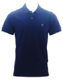 Lyle and Scott Green Eagle Polo Navy XL