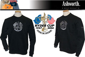 Ashworth Menand#8217;s Ryder Cup Solid Brushed Fleece Pullover