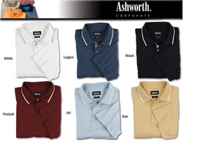 Ashworth Menand#8217;s Solid Jersey Polo Shirt