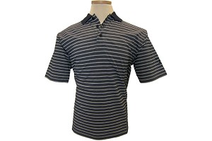 Ashworth Mens Journey Combination Stripe Polo