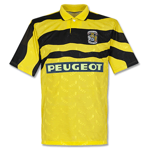 ASICS 91-92 Coventry City Away Shirt - Yellow/Black