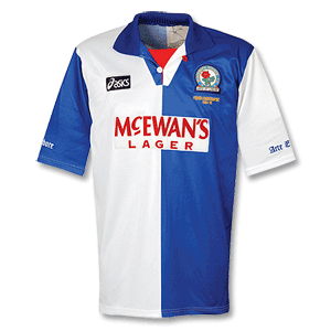 ASICS 95-96 Blackburn Home Shirt   94-95 P/L Winners