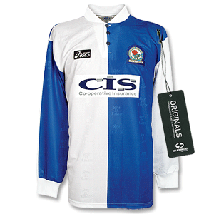 Asics 97-98 Blackburn Home L/S Shirt - Players