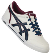 Asics Aaron Plus White and Medieval Blue Trainers