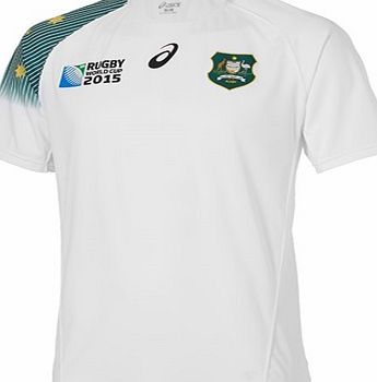 ASICS Australia Wallabies RWC15 Away Shirt White