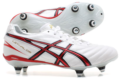 Asics Football Boots Asics Lethal DS 3 IT SG Football Boots White/Red