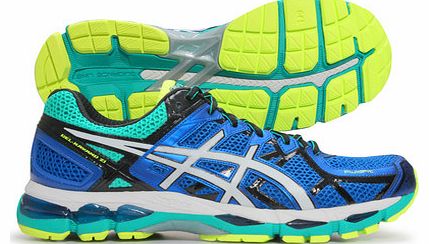 ASICS Gel Kayano 21 Running Shoes Blue/White/Flash