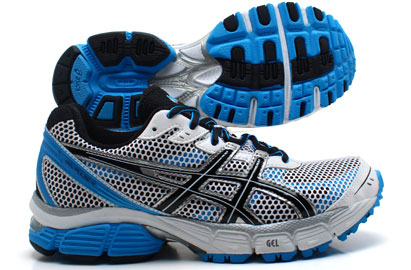 Gel Pulse 4 Mens Running Shoes White/Black/Blue