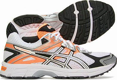 ASICS Gel Trounce 2 Running Shoes White/Snow/Orange