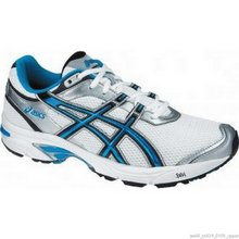 Asics GEL-VIRAGE 2 Mens Running Shoe White/Snorkel Blue/Black