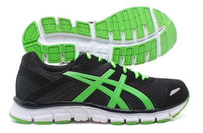 Asics Gel Zaraca Running Shoe Black/Apple Green/White