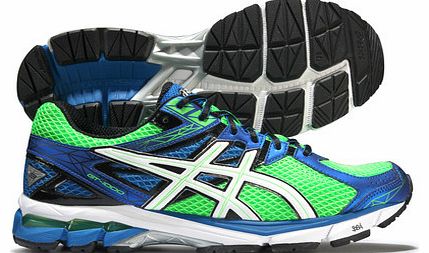 GT 1000 3 Running Shoes Neon Green/White/Blue