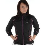 Asics Karrimor Hi Viz Running Jacket Ladies Black/Fushia 16