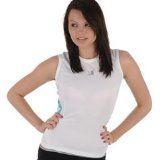 Asics Karrimor Running Vest Ladies White/Cyan 12