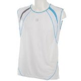 Asics Karrimor Running Vest White/Cyan Large