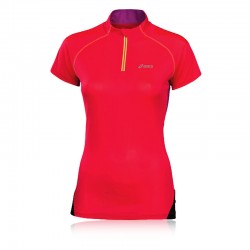 Asics LADY FUJI Half-Zip Short Sleeve T-Shirt
