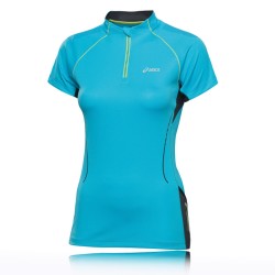 Asics LADY TRAIL Short Sleeve Half-Zip T-Shirt