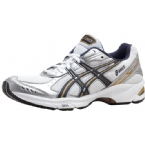 Asics Mens Gel-Radiance Running Shoe White/Charcoal/Gold